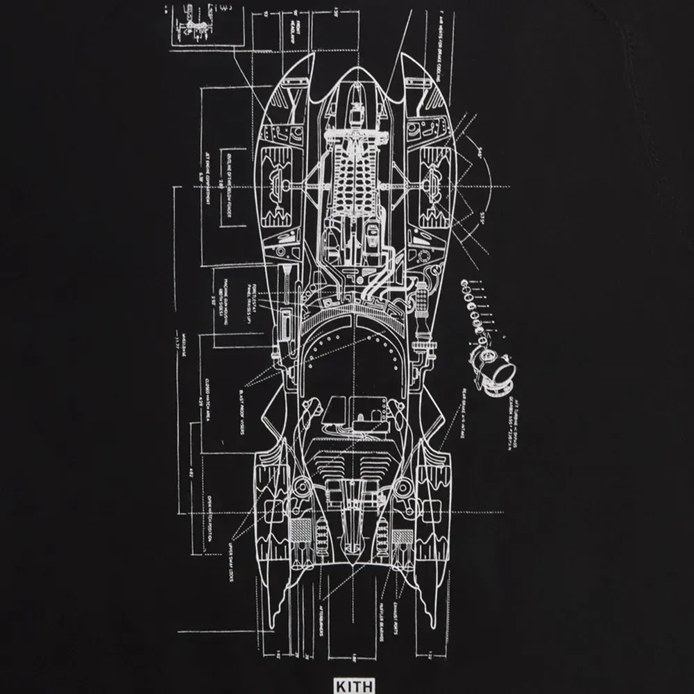 Batman x Kith Batmobile Crewneck Sweater Black foto 3