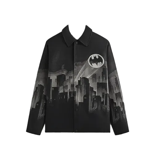 Batman x Kith Jaqueta Signal Tapestry Coaches Black