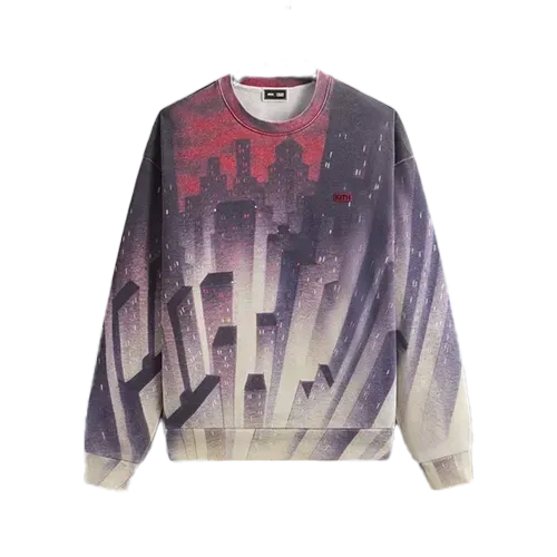 Batman x Kith Animated City Vintage Nelson Crewneck Allure