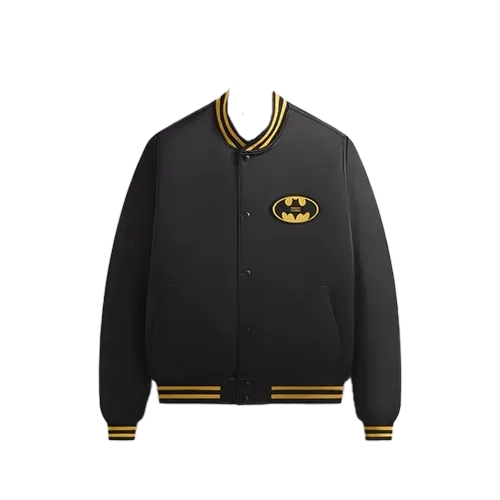 Batman x Kith Jaqueta Satin Bomber Black