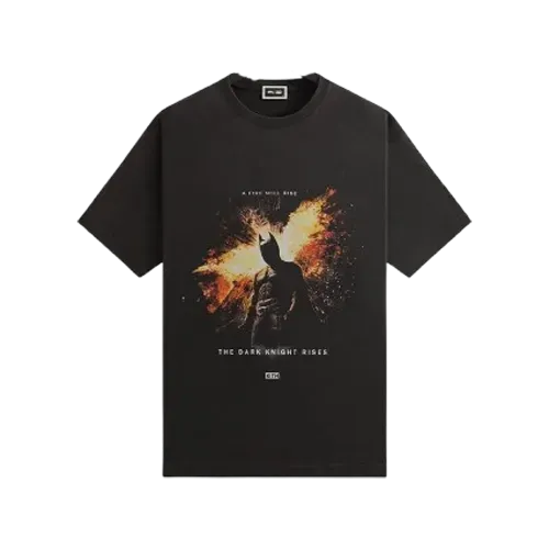 Batman x Kith Camiseta Dark Knight Rises Vintage Tee Black