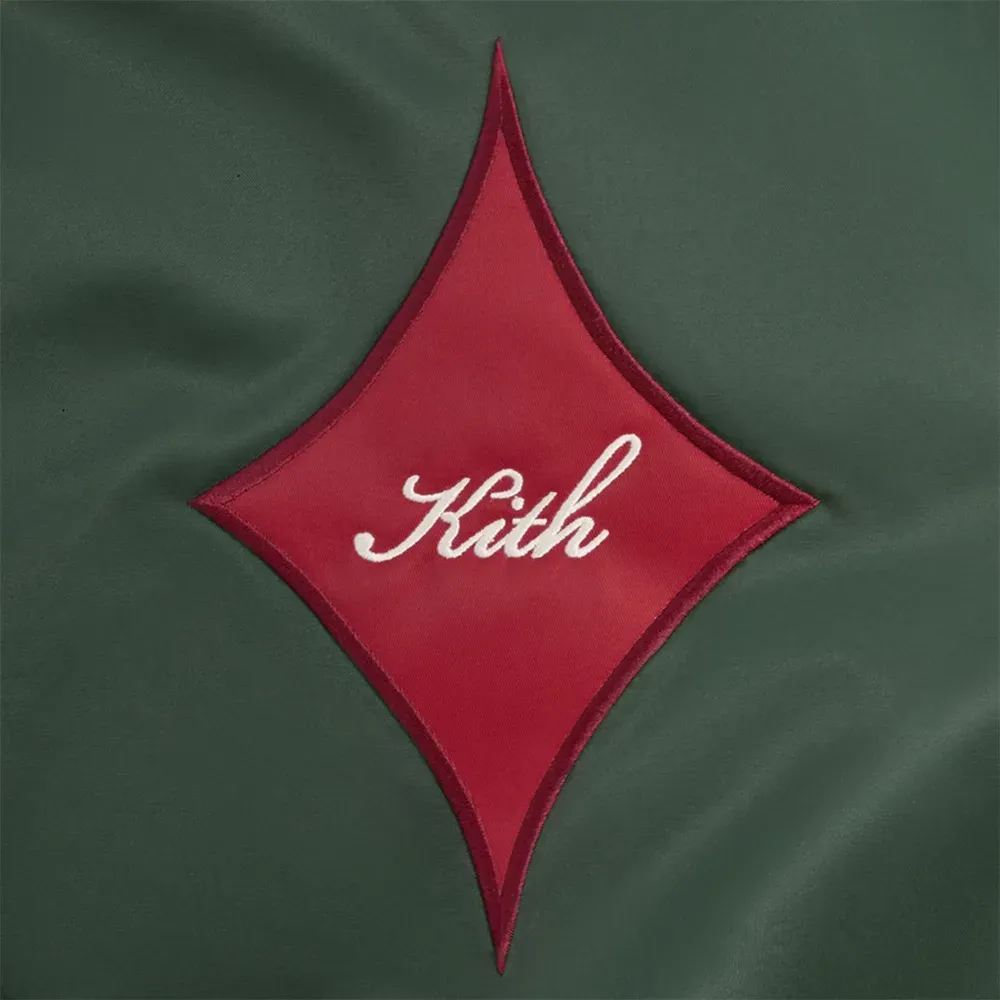 Batman x Kith Jaqueta Joker Satin Bomber Ivy Green foto 2
