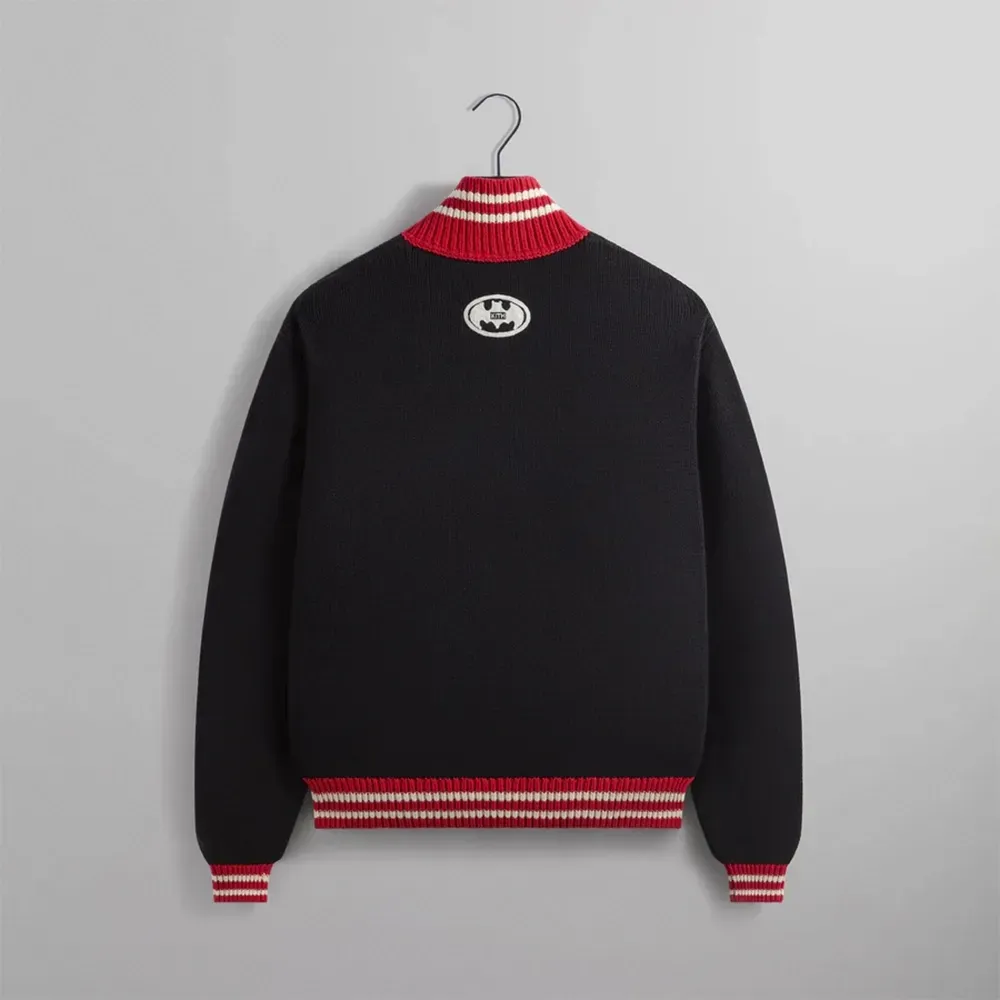 Batman x Kith Sweater Wyona Quarter Zip Black foto 1