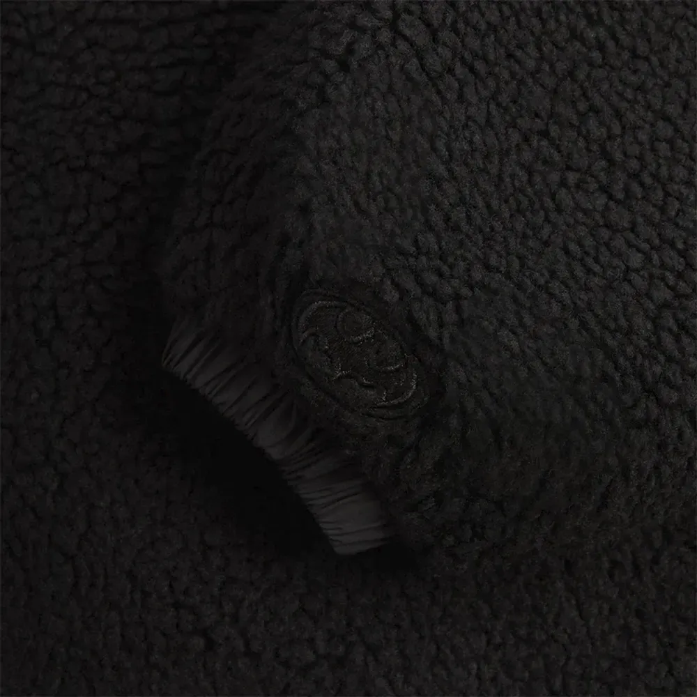 Batman x Kith Jaqueta Quarter Zip Sherpa Black foto 3
