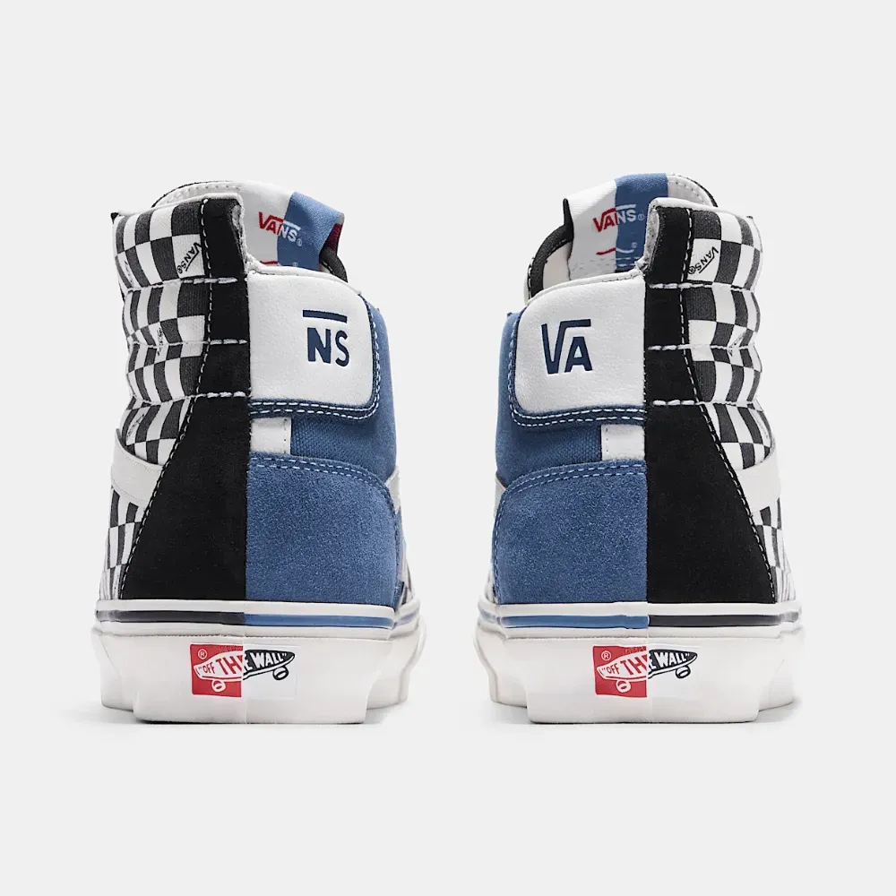 Vans Premium Clash the Wall Black White Blue - Droper