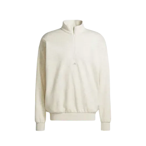 Jaqueta adidas Basketball Half-Zip Sweatshirt Cream White Mel