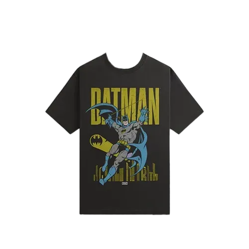 Batman x Kith Camiseta Dark Knight Teaser Vintage Black - Droper