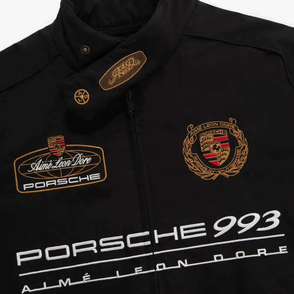 Aimé Leon Dore x Porsche 993 Turbo Jaqueta Racing Jet Black - Droper