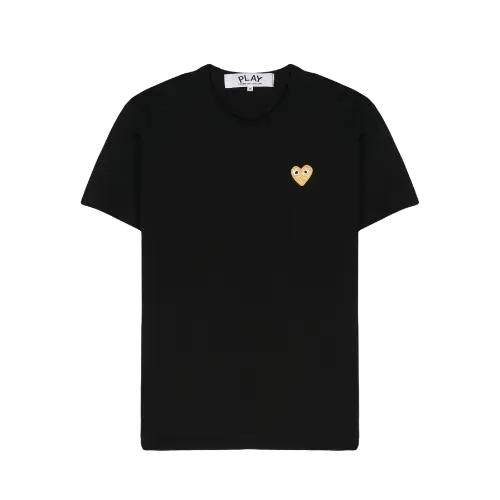 Camiseta Comme Des Garçons Play Black Orange