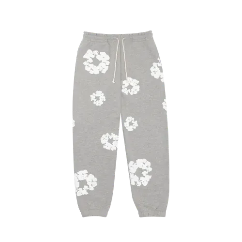 Shorts Denim Tears Big Cotton Wreath Sweat Grey - Droper