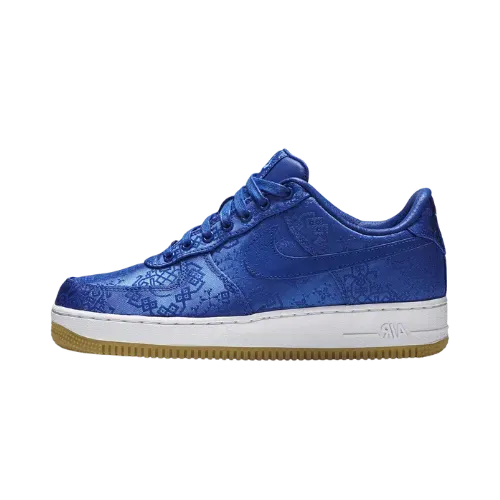 CLOT x Nike Air Force 1 Low Blue Silk