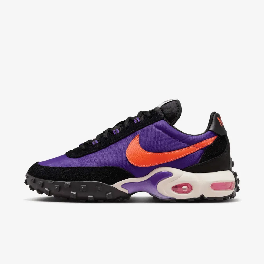 Nike Air Max Waffle Voltage Purple and Total Orange - Droper