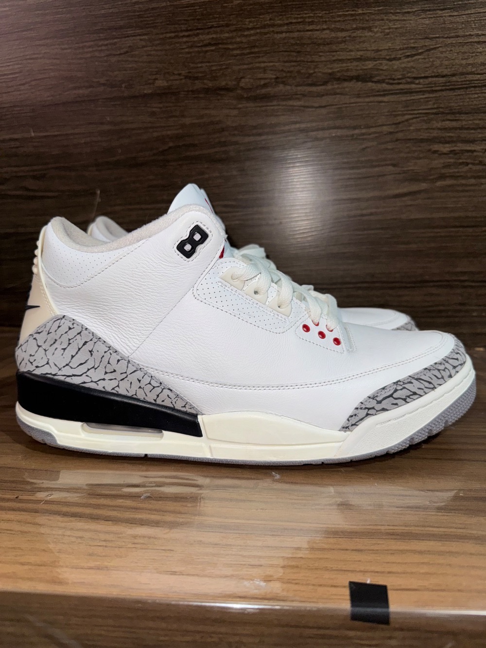 Air Jordan 3 White Cement Reimagined — 45, Usado