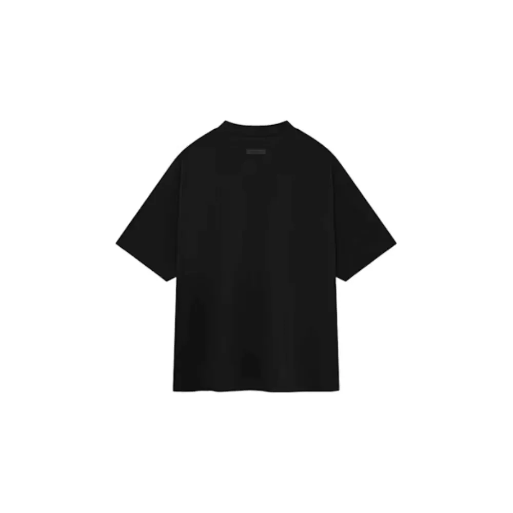 Camiseta Fear of God Essentials Heavy Crewneck Black foto 1