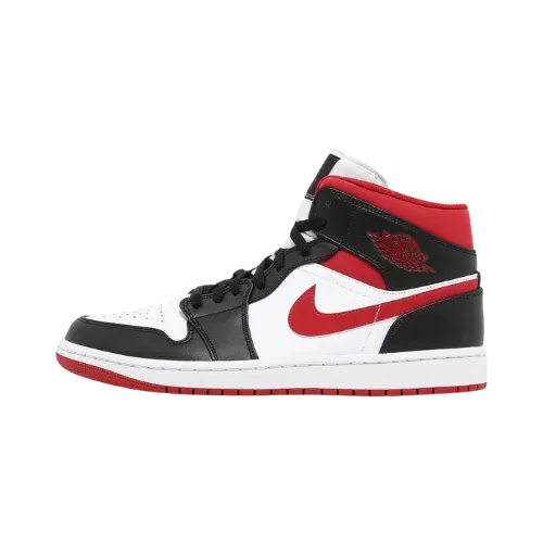 Air Jordan 1 Mid Chicago Black Toe - Droper
