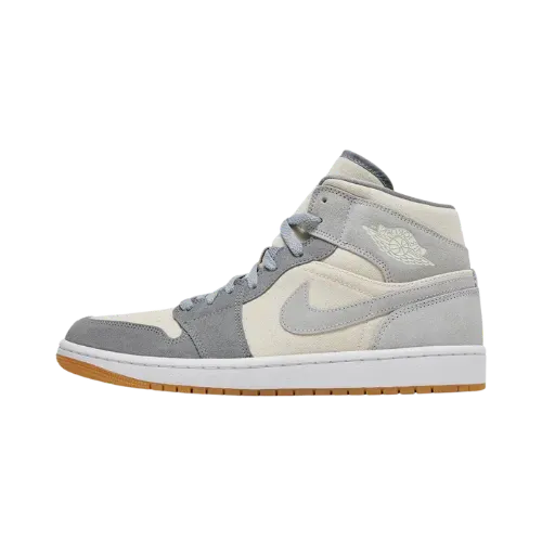 Air Jordan 1 Mid Coconut Milk Particle Grey