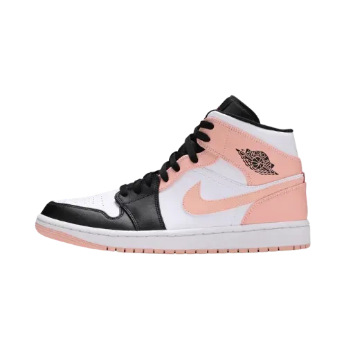 Air Jordan 1 Mid SE Black White Multi-Color - Droper