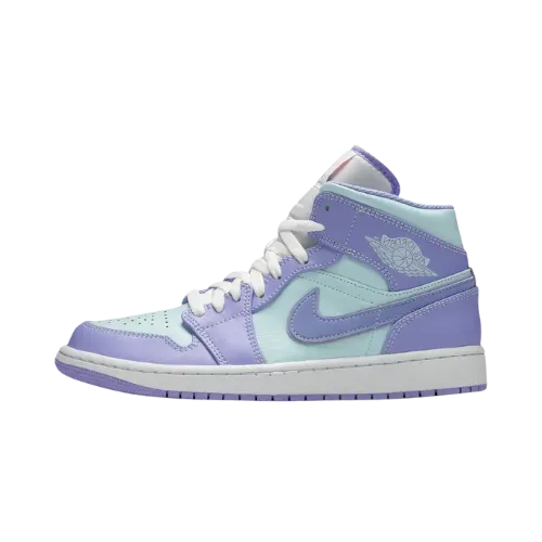 Air Jordan 1 Mid Purple Aqua