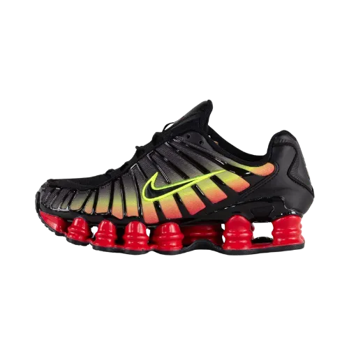 Nike Shox TL Black Dynamic Yellow Metallic Silver - Droper