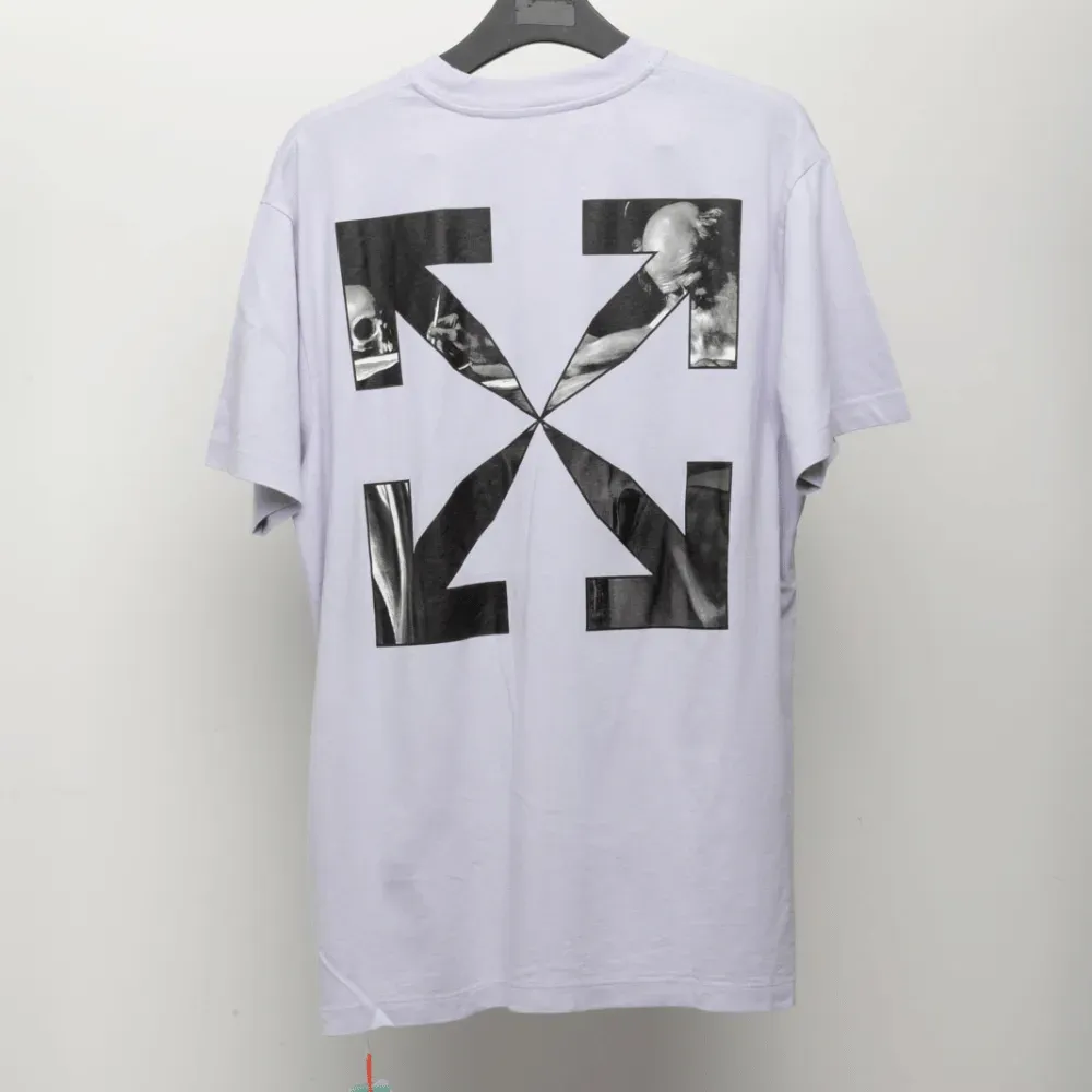 Camiseta Off-White Caravaggio Arrow Slim Short-Sleeve Dusty Lilac