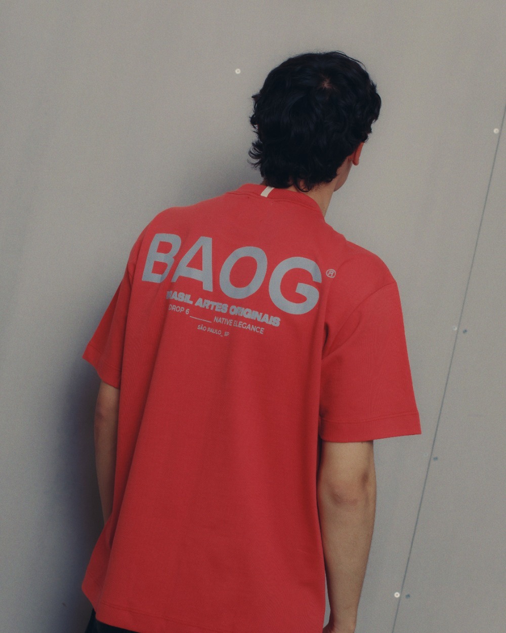 Camiseta Brasil Artes Originais Logo Rosa Grená