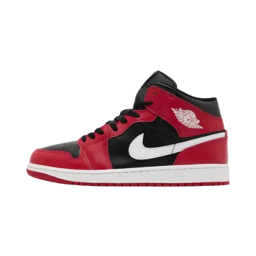 Air Jordan 1 Mid Gym Red Black White - Droper