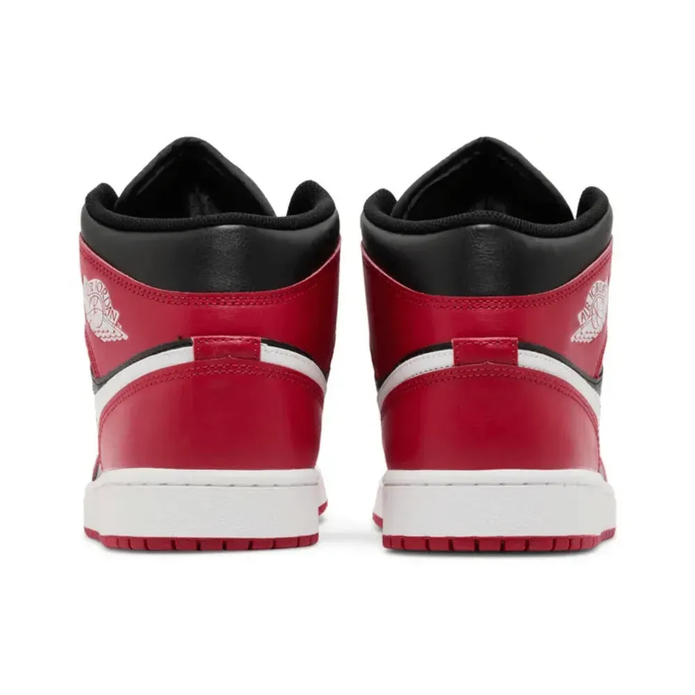 Air Jordan 1 Mid Gym Red Black White - Droper