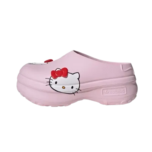 Hello Kitty x adidas Mules Adifom Stan Smith Clear Pink Red