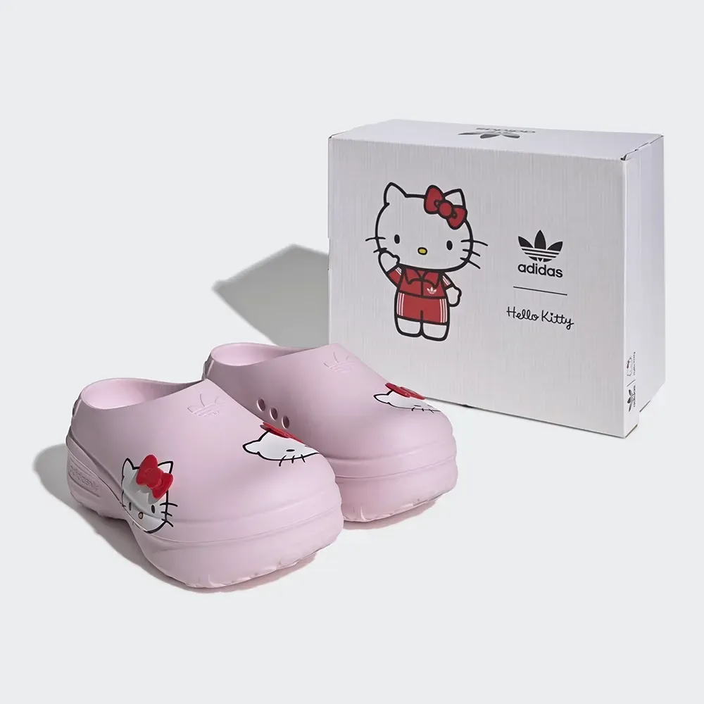 Hello Kitty x adidas Mules Adifom Stan Smith Clear Pink Red - Droper