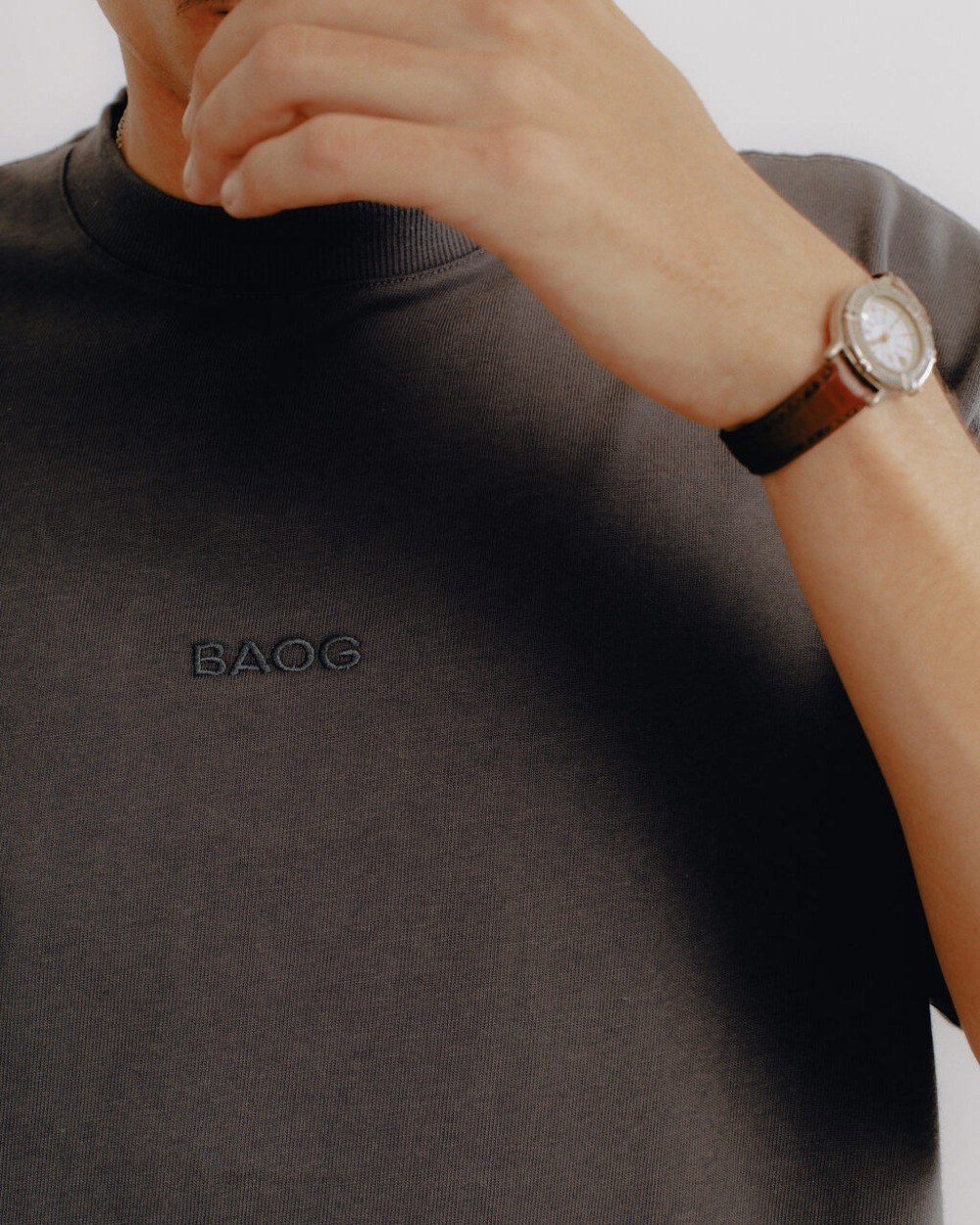 Camiseta Básica Brasil Artes Originais Cinza Eterium