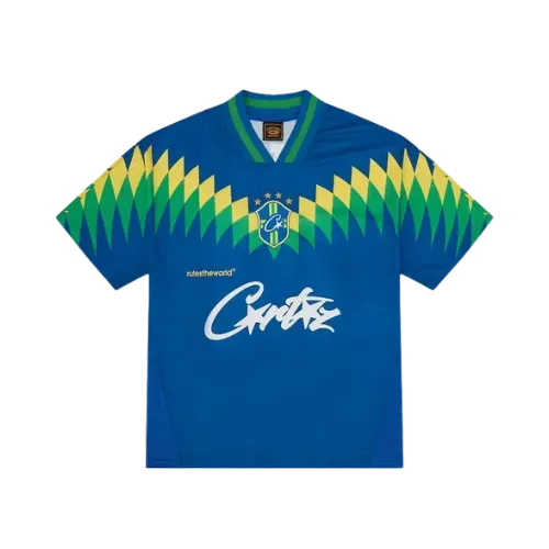 Camiseta Corteiz Club America Jersey Brasil Blue