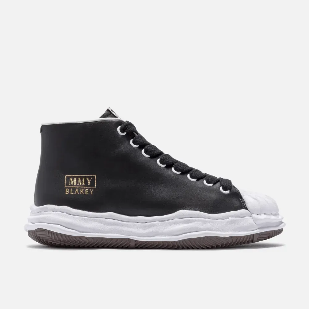 Maison Mihara Yasuhiro Blakey OG Sole Seam Less Leather High Black