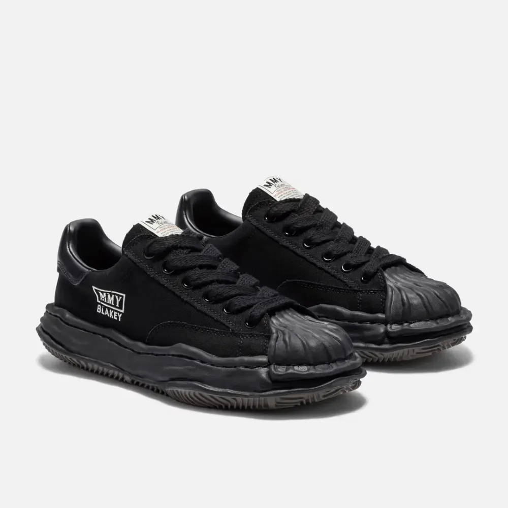Maison Mihara Yasuhiro Blakey OG Sole Canvas Low Black - Droper