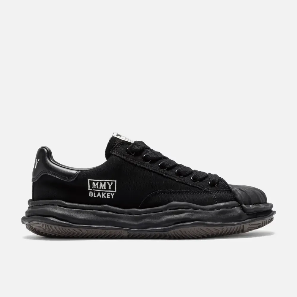 Maison Mihara Yasuhiro Blakey OG Sole Canvas Low Black - Droper