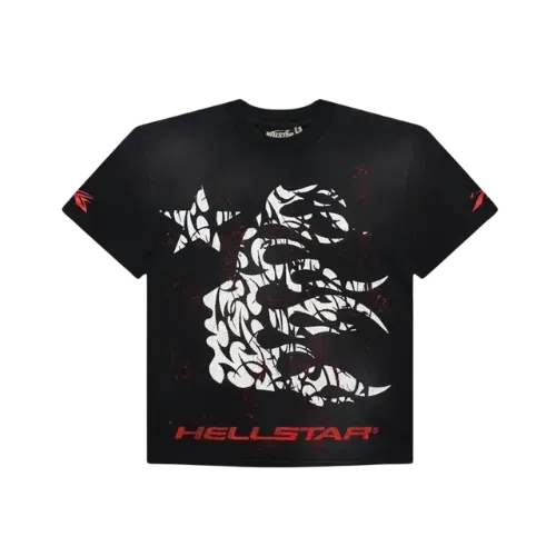 Camiseta Hellstar Thorn Black Red