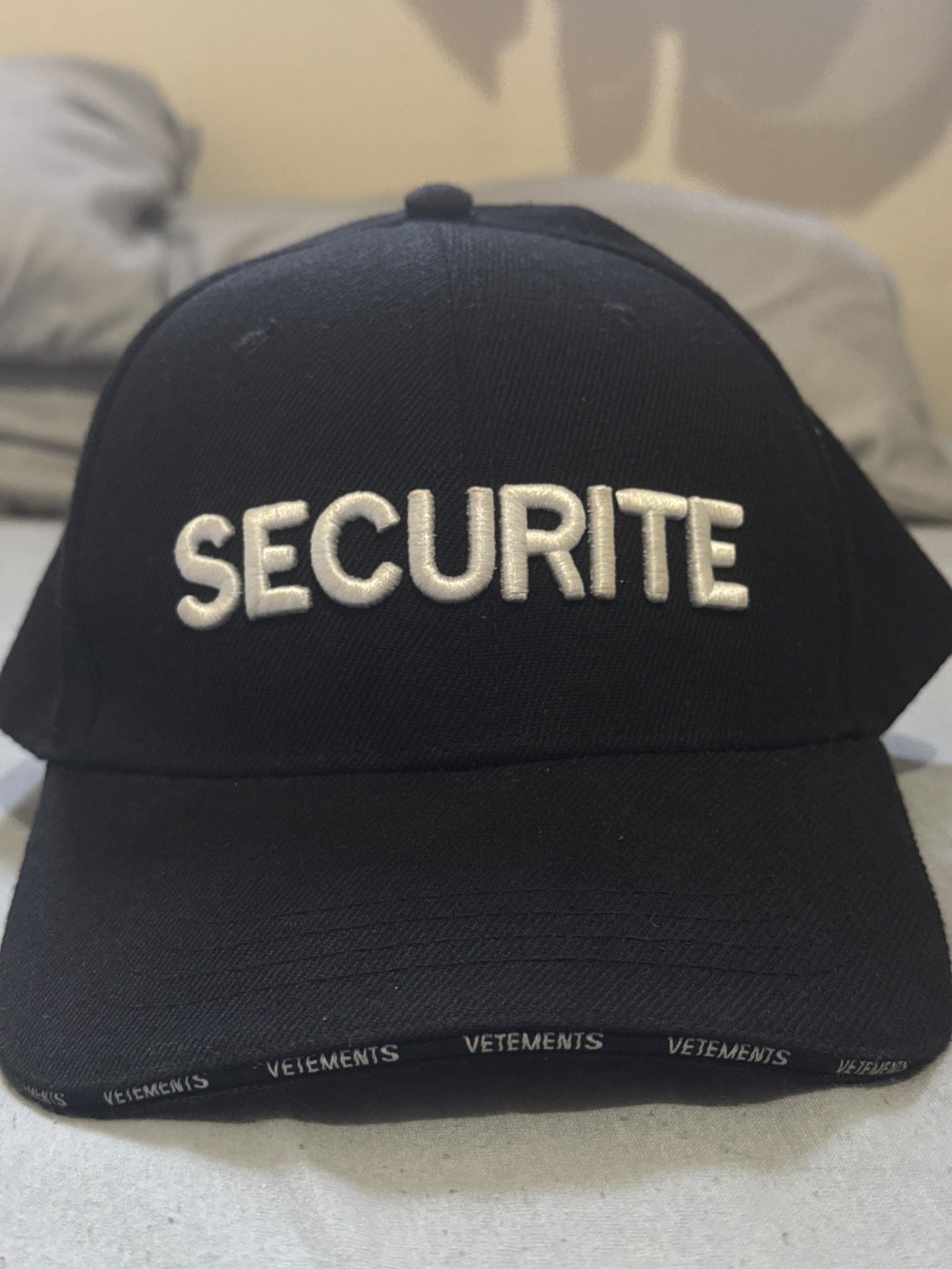 Cap Boné Vetements SECURITE AW17