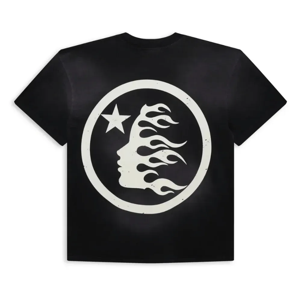 Camiseta Hellstar Classic Normal Print Black - Droper