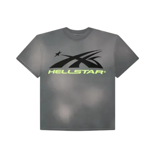 Camiseta Hellstar Sports Core Gel Logo Grey - Droper