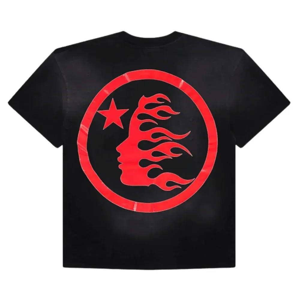 Camiseta Hellstar Sports Core Gel Logo Black - Droper