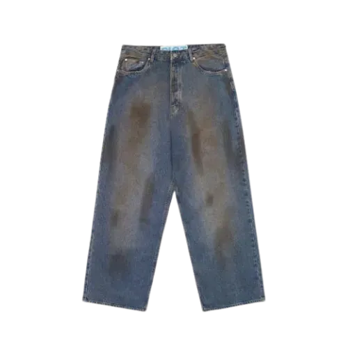 Calça Piet Loose Fit Dirty Denim Blue