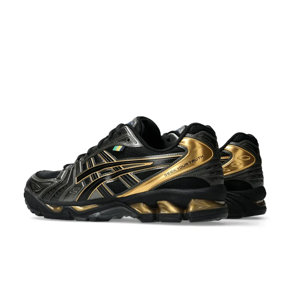 Imagem Senna x Asics Gel-Kayano 14 Black Gold