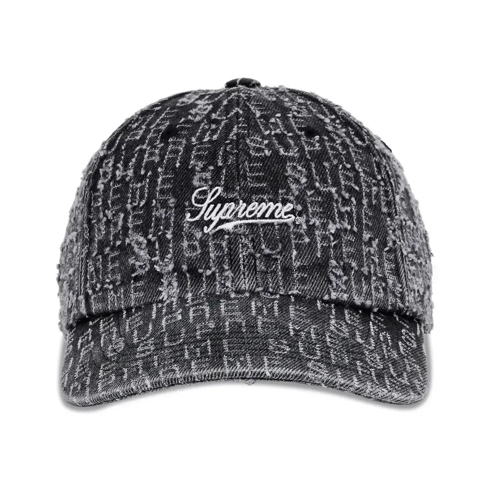 Needle x Supreme Boné Punch Denim 6-Panel Black foto 1