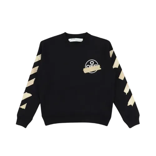 Moletom Off-White Tape Arrows Logo Black - Droper