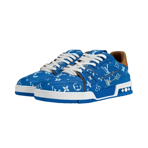 Louis Vuitton Trainer Low Blue White
