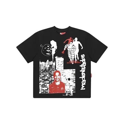 Camiseta Mad Enlatados Cidade Maluca Preta