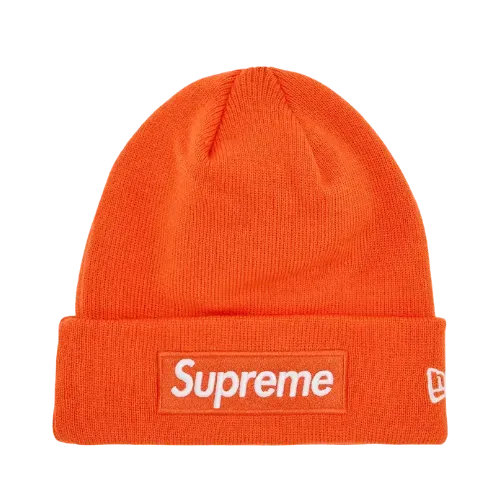 New Era x Supreme Touca Box Logo Dark Orange - Droper