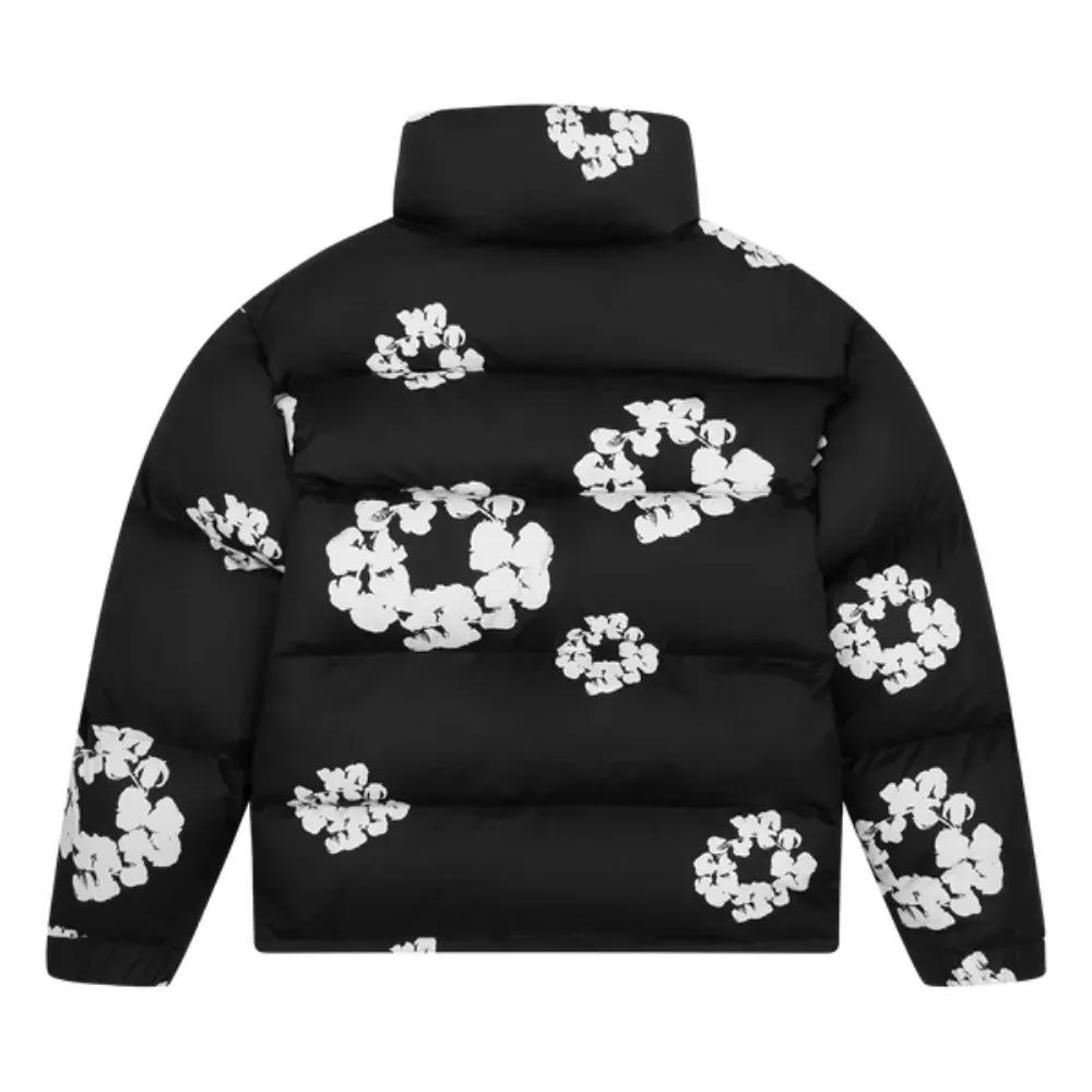 ジャケット・アウター COTTON WREATH SUEDE WELDING JACKET Jaqueta Denim Tears Cotton Wreath Puffer Black - Droper