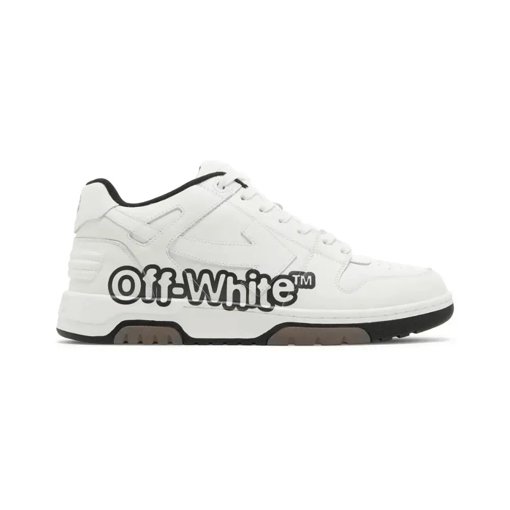 Off-White Out of Office Logo Print White Black foto 1
