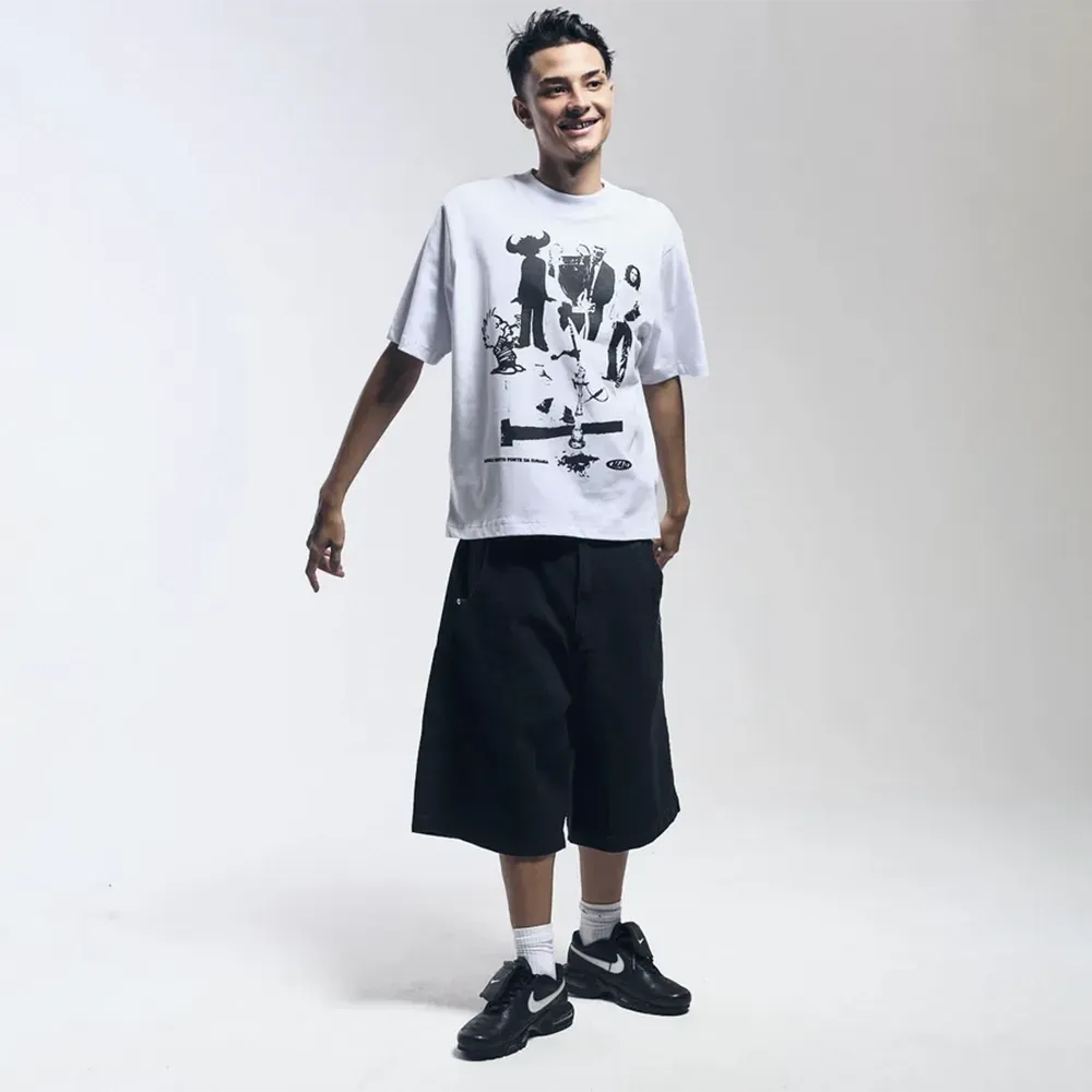 Camiseta Mad Enlatados Narguile Muito Forte Da Eurasia Off White