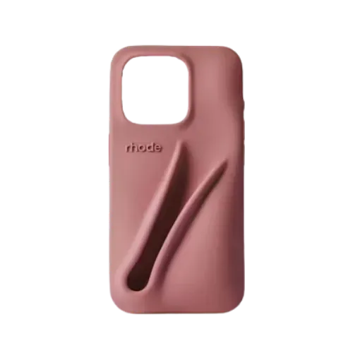 Case Rhode Lip Silicone iPhone Salty Tan - Droper